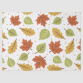 Herfstbladpatroon Tissuepapier (Voorkant)