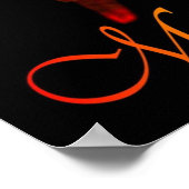 Herfstbladposter | Fall Leaf-poster Poster (Hoek)