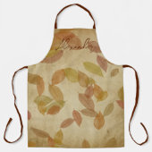 herfstbladthema schort (Voorkant)