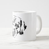 Herfstblik, trouwe hart grote koffiekop (Voorkant rechts)