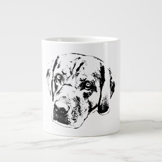 Herfstblik, trouwe hart grote koffiekop (Voorkant)