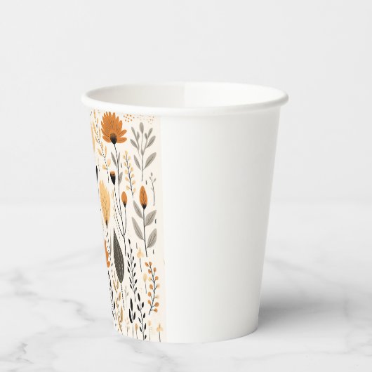 Herfstbloei Papieren Bekers (Links)