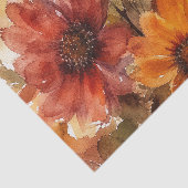 Herfstbloei Valle Florals Waterverf Tissuepapier (Detail)