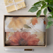 Herfstbloei Valle Florals Waterverf Tissuepapier (Geschenk)