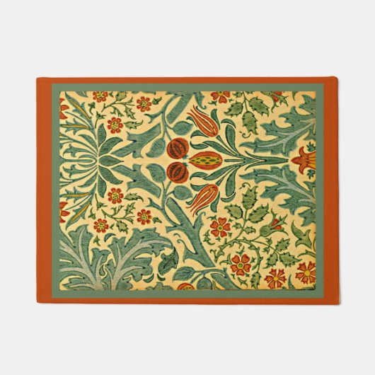 Herfstbloem, beroemd William Morris patroon, Deurmat (Voorkant)