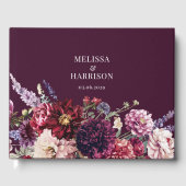 Herfstbloem Dahlia Donker Gastenboek (Voorkant)