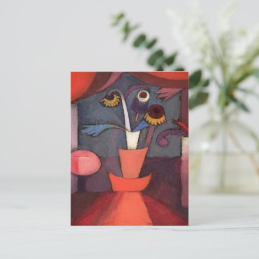 Herfstbloem, , Kubisme en Surrealisme Briefkaart (Staand voorkant)
