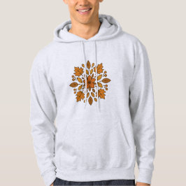Herfstbloem mandala hoodie