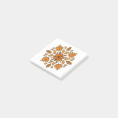 Herfstbloem mandala post-it® notes (Schuin)