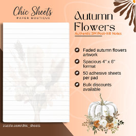 Herfstbloemen 3M Post-it® Notities Notes