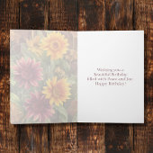  herfstbloemen bloemige Herfst Verjaardag Kaart