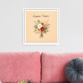 Herfstbloemen Canvas Afdruk (Insitu (Woonkamer))