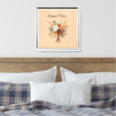Herfstbloemen Canvas Afdruk (Insitu (Slaapkamer))