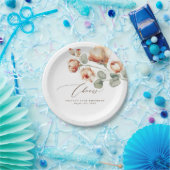 Herfstbloemen Elegant Romantisch Papieren Bordje (Feest)