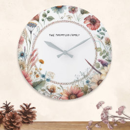Herfstbloemen Elegante Natuur Bloemstuk Persoonlij Grote Klok