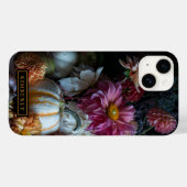 Herfstbloemen en pompoenen iPhone Hoesje (Achterkant (horizontaal))