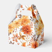 Herfstbloemen Favor Gift Box Bedankdoosjes (Achterkant)