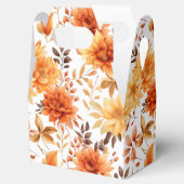 Herfstbloemen Favor Gift Box Bedankdoosjes (Geopend)