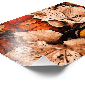 herfstbloemen foto afdruk (Hoek)