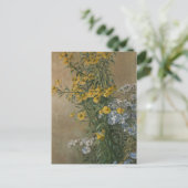 Herfstbloemen | Gunnar Gunnarsson Wennerberg Briefkaart (Staand voorkant)