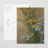 Herfstbloemen | Gunnar Gunnarsson Wennerberg Briefkaart (Voorkant / Achterkant)