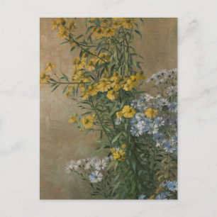 Herfstbloemen   Gunnar Gunnarsson Wennerberg Briefkaart