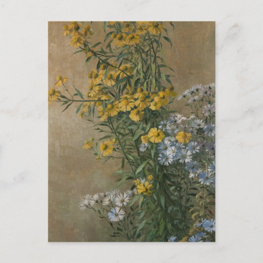 Herfstbloemen | Gunnar Gunnarsson Wennerberg Briefkaart (Voorkant)