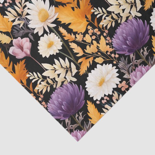 Herfstbloemen Herfst Decoupage Tissuepapier (Detail)