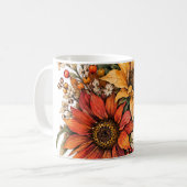 Herfstbloemen Koffiemok (Voorkant links)