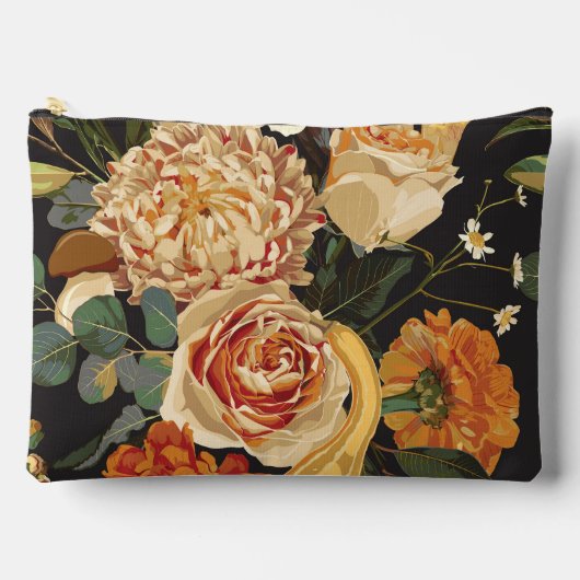 Herfstbloemen, kruiden en champignons illustratie. etui (Voorkant)