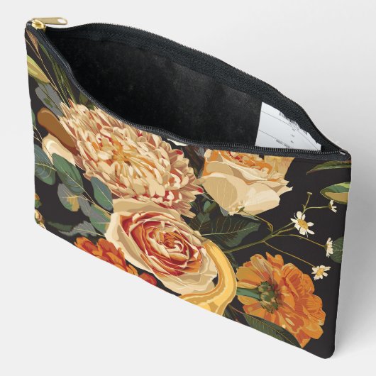 Herfstbloemen, kruiden en champignons illustratie. etui (Open)