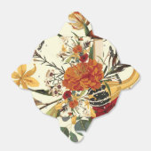 Herfstbloemen, kruiden en paddenstoelen naadloos. bedankdoosjes (Uitgevouwen)