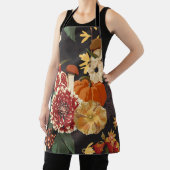 Herfstbloemen, kruiden en paddenstoelen. schort (Insitu)