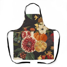 Herfstbloemen, kruiden en paddenstoelen.