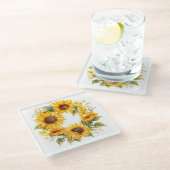 Herfstbloemen: "Mijn Keuken" Onderzetter (Schuin)