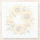 Herfstbloemen: "Mijn Keuken" Onderzetter (Achterkant)