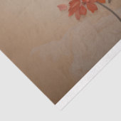 Herfstbloemen, Mixed Media Bloemen Tissuepapier (Detail)