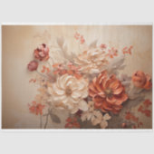 Herfstbloemen, Mixed Media Bloemen Tissuepapier (Voorkant)