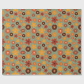 Herfstbloemen Naadloze Herfst Viering Cadeaus Cadeaupapier (Vlak)