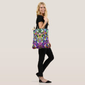 Herfstbloemen tote bag (Op model)