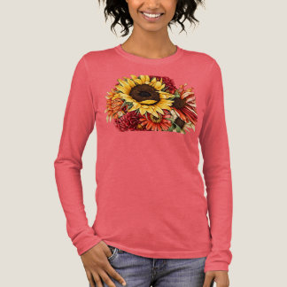 Herfstbloemen Tri-Blend Shirt