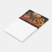 Herfstbloemendecor Post-it® Notes (Schuin)