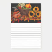 Herfstbloemendecor Post-it® Notes (Voorkant)
