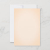 Herfstbloemenlinnen Waterverf RSVP Kaartje (Achterkant)