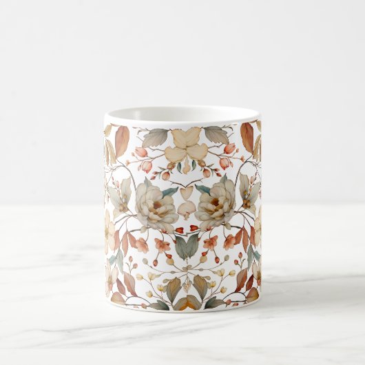 Herfstbloemenrustieke Mok (Center)