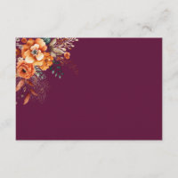 Herfstbloemige elegante burgundy