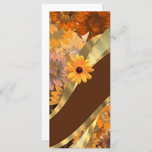  herfstbloemmotief (Voorkant / Achterkant)