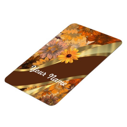  herfstbloemmotief magneet (Linkerzijde)