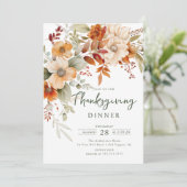 Herfstbloesem Thanksgiving Kaart (Staand voorkant)