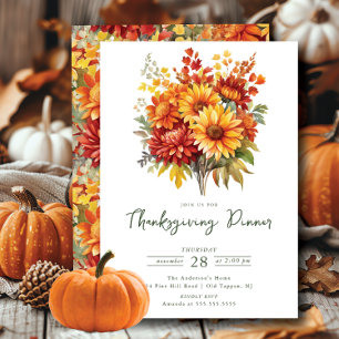 Herfstbloesem Thanksgiving Kaart